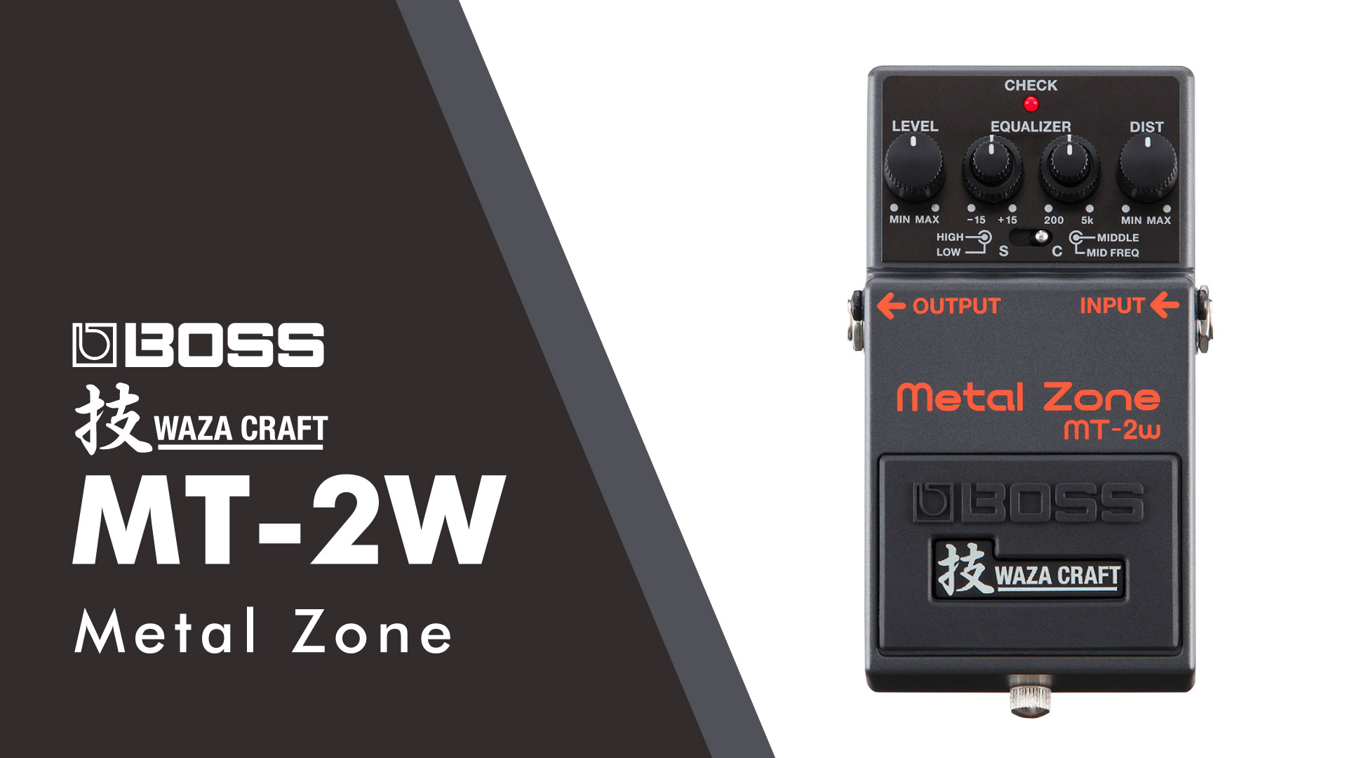 BOSS l Zone MT-2W ギターエフェクター BOSS l Zone MT-2w 技クラフト