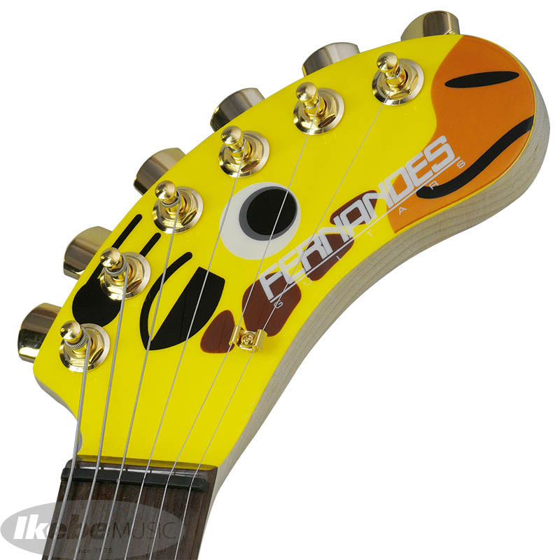 整備済】フェルナンデス ZO-3ギター イエロー ケース付き FERNANDES ZO