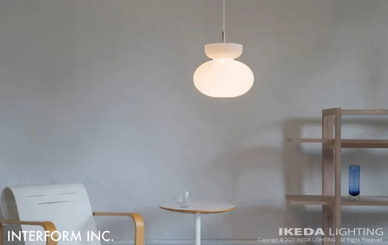 Mononen（ホワイト） モノネン ペンダントライト ｜ インターフォルム