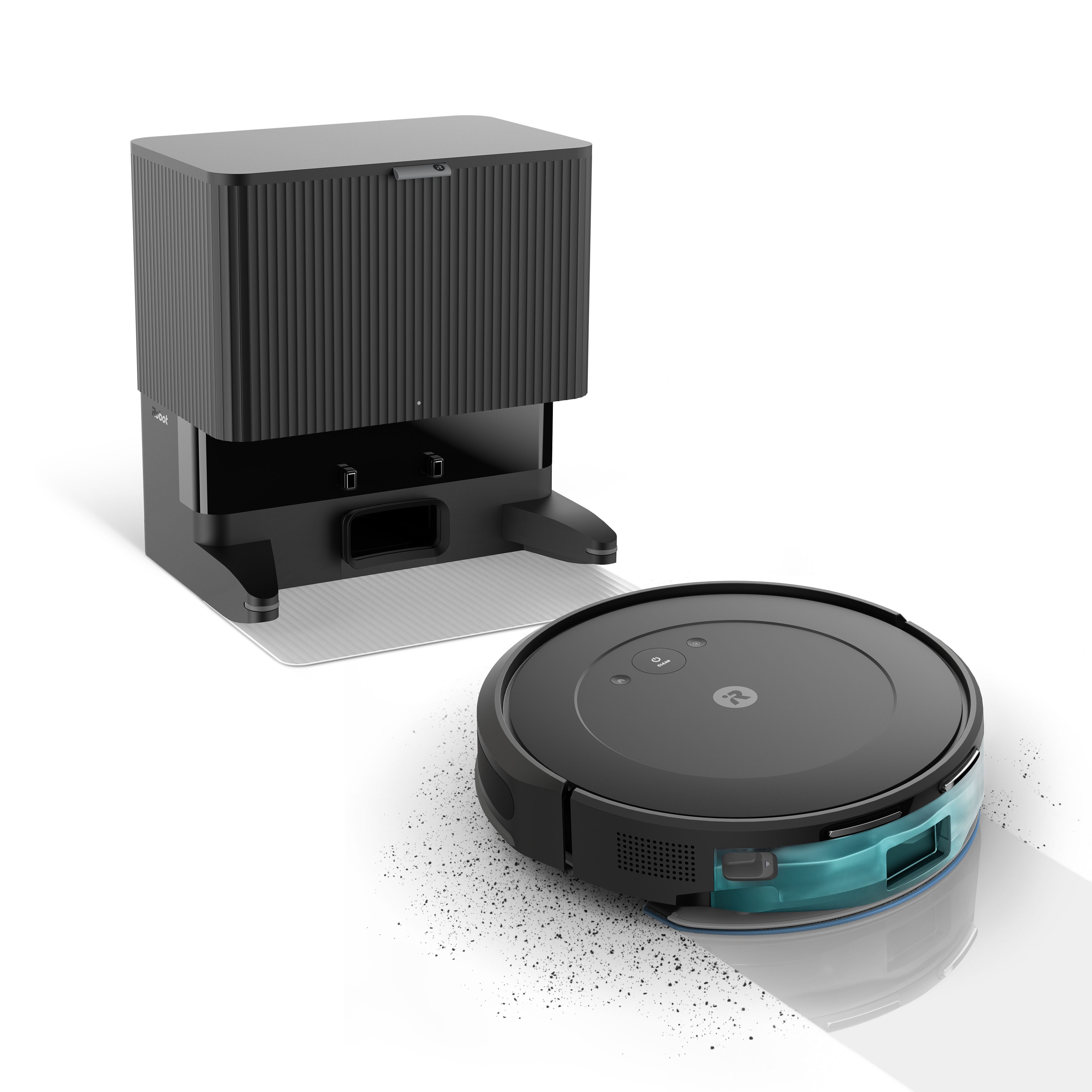 Roomba Combo Essential ロボット掃除機 ブラック Amazon | ルンバ