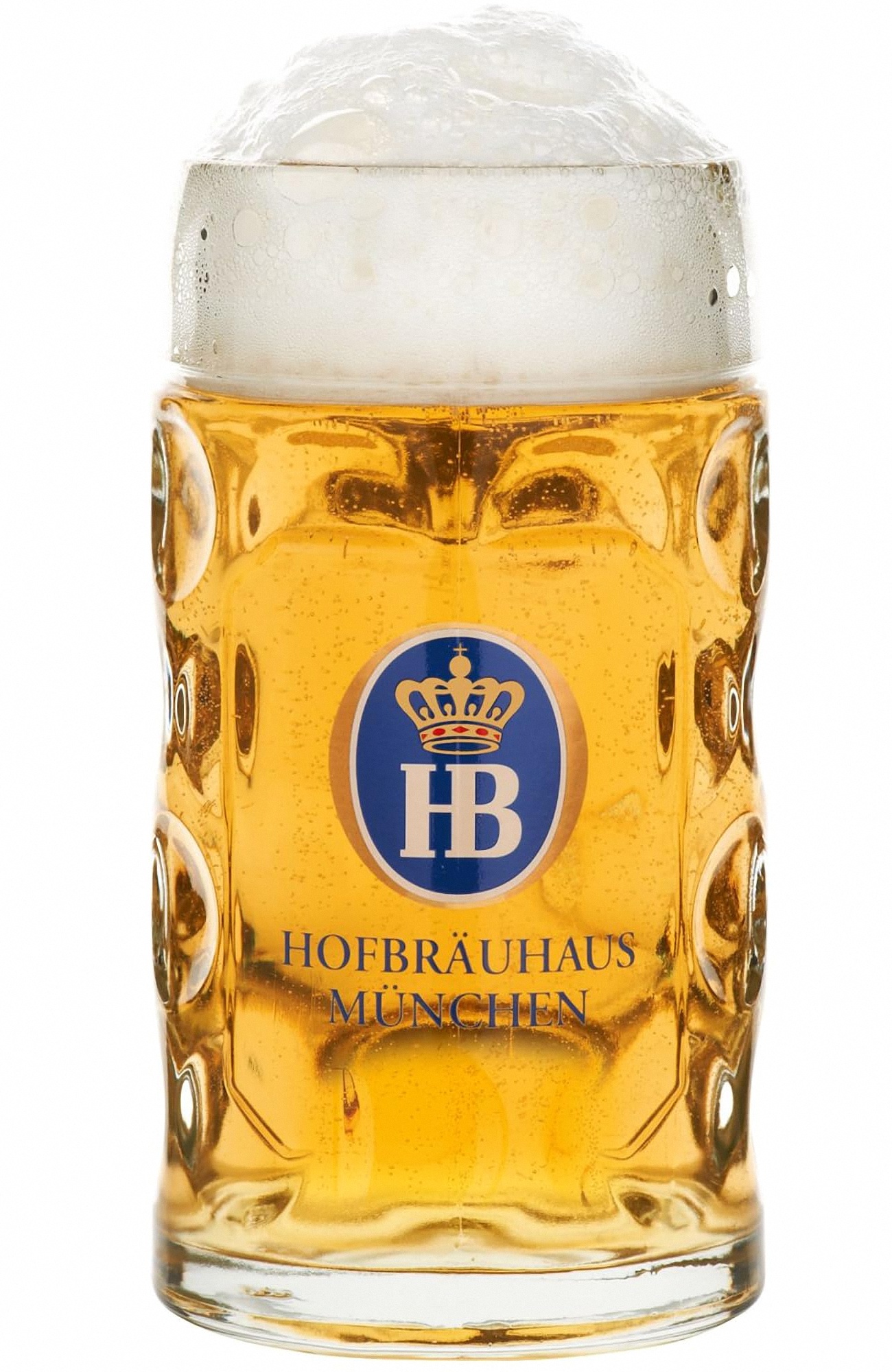 ビアジョッキ ミュンヘンのホーフブロイハウス HB ジョッキ 1 リットル