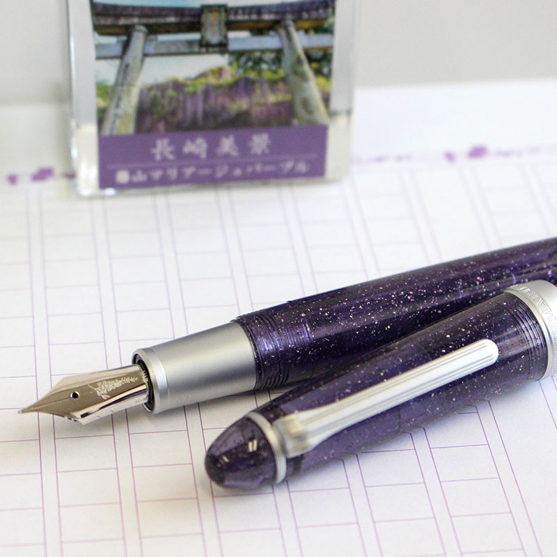 6/4 発売開始！】長崎美景 第8弾 新作万年筆「藤山マリアージュ
