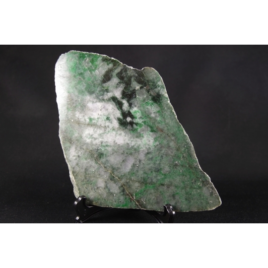 ミャンマー産 翡翠原石磨き504g 天然石販売 名取貴石 天然石原石