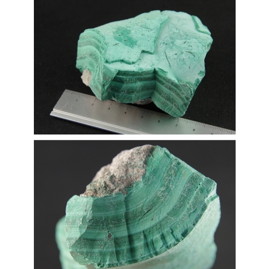 鑑賞石 天然石 緑石 孔雀石 マラカイト 約419kg 唐木台付 V R6450 鑑賞