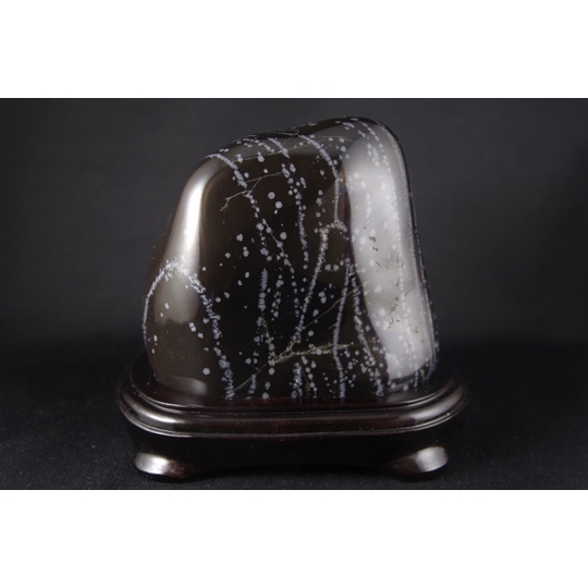 長野県和田峠産 黒曜石 鑑賞石 1．56kg 天然石販売 名取貴石