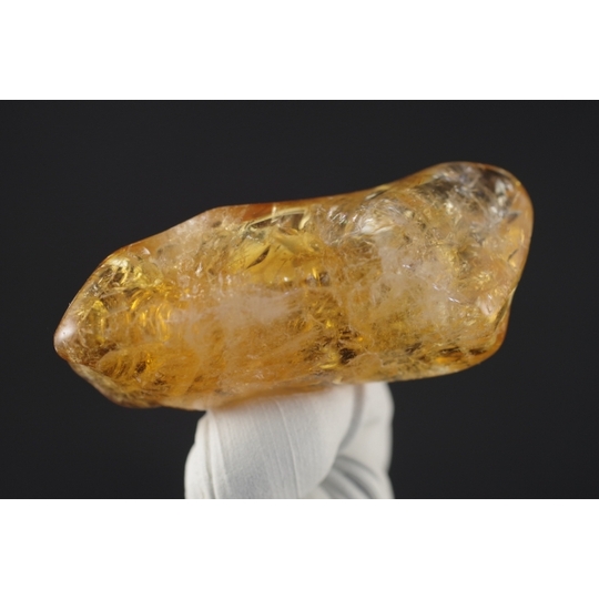 シトリン（黄水晶）原石 磨き 23．1g 天然石販売 名取貴石 天然石