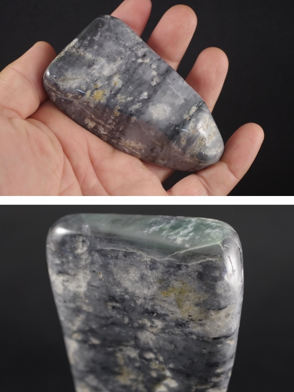 糸魚川 黒翡翠 ヒスイ 原石