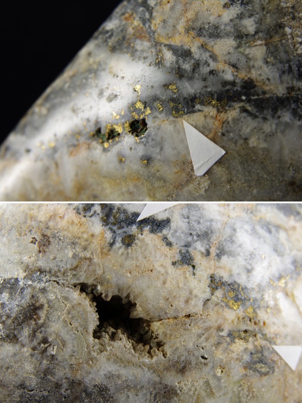 佐渡島相川鉱山産 金鉱石 1．15㎏ 天然石販売 名取貴石 天然石原石