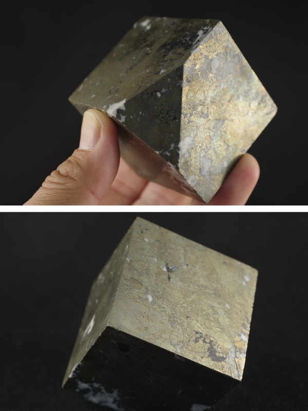 パイライト（黄鉄鉱） 原石 キューブ型 578g 天然石販売 名取貴石