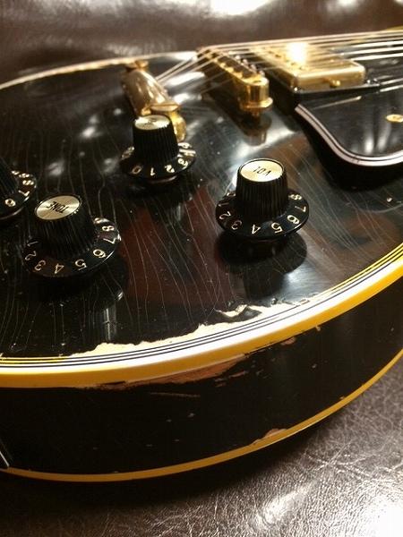 価格交渉ご自由に!レスポール ギター レリック BLACK カスタム 価格