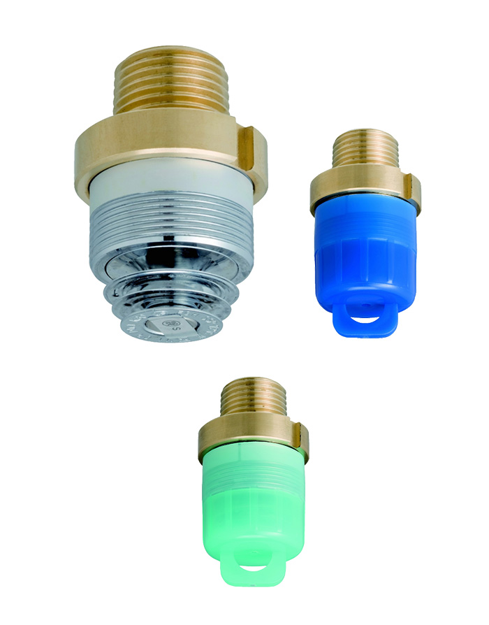 感熱開放継手+開放型スプリンクラーヘッド 96℃ 2セット