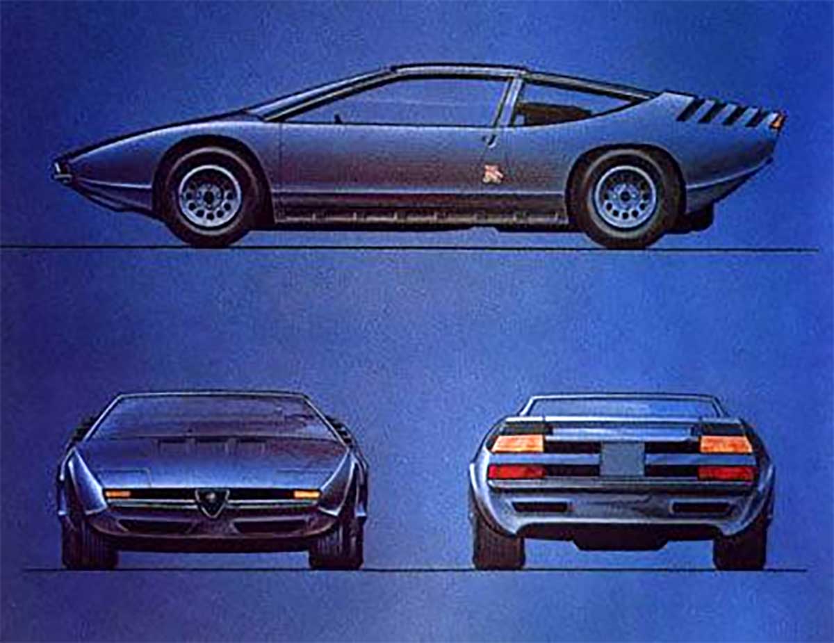 This V8-powered Alfa Romeo Iguana concept, which looks like a