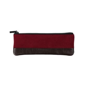 エルメス ペンケース バイカラー ブラック レッド 文房具