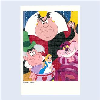 Disney100 キャンバスポストカード ふしぎの国のアリス