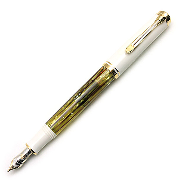 スーベレーン M400 万年筆 ホワイト トータス | 伊東屋オンライン