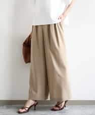 2タックワイドパンツ/洗える(ガウチョ・ワイドパンツ) | MK MICHEL