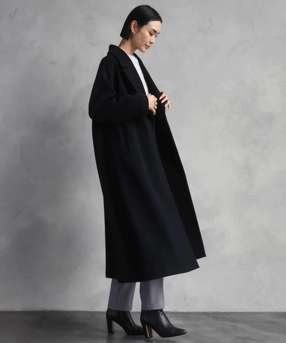 Super100ウールロングチェスターコート(チェスターコート) | MICHEL