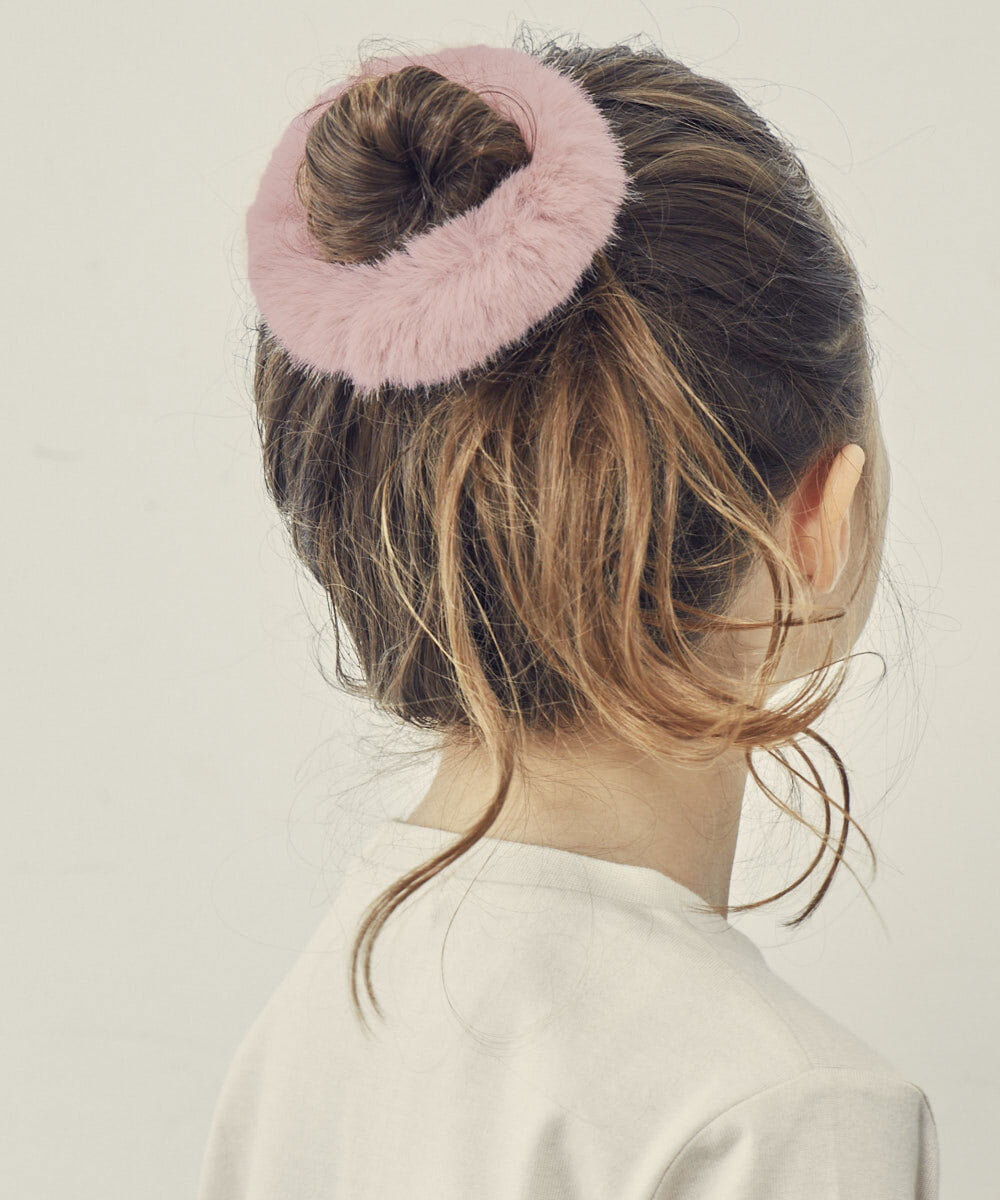 KIDS]フェイクファーシュシュ(ヘアアクセサリー) | a.v.v KIDS(アー