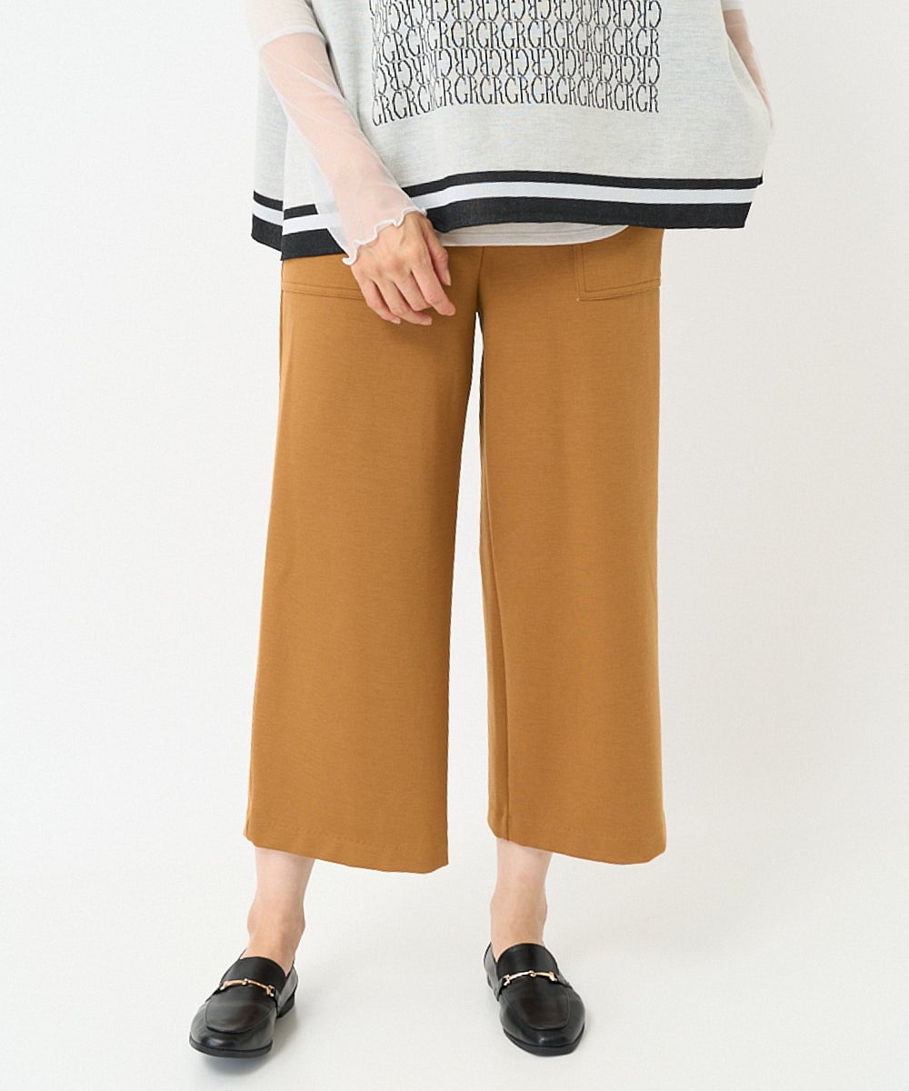 日本製]デュアルウォームガウチョパンツ(ガウチョ・ワイドパンツ