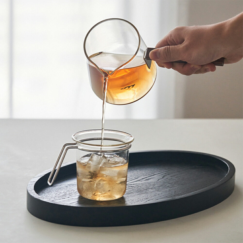 一目瞭然・直火可 耐熱ガラス ガラスポット ミルクピッチャー 小