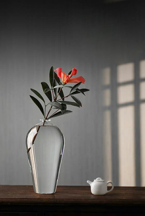 IwaiLoft 部屋に置くだけで周囲が優しい雰囲気に 手作り 花瓶 ガラス