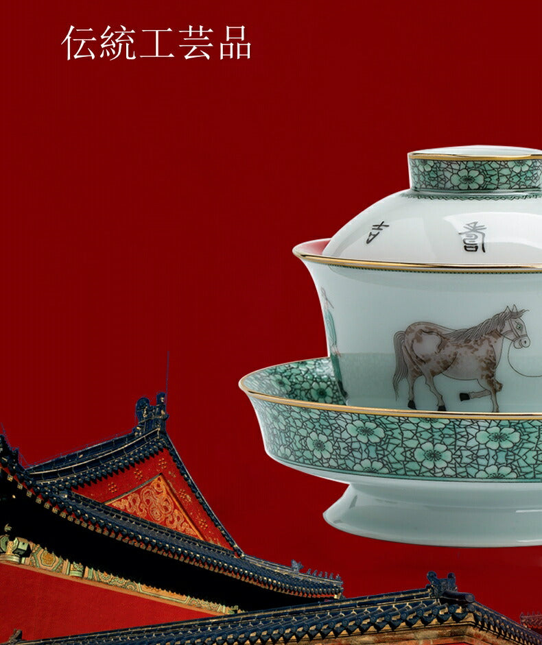 明治期 白泥獣口 提手式急須 高台水注 煎茶道具☆時代物☆希少品 明治