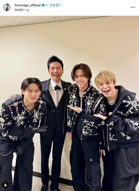 郷ひろみ、Number_iと肩組みの紅白オフショ 「信じられない若さ