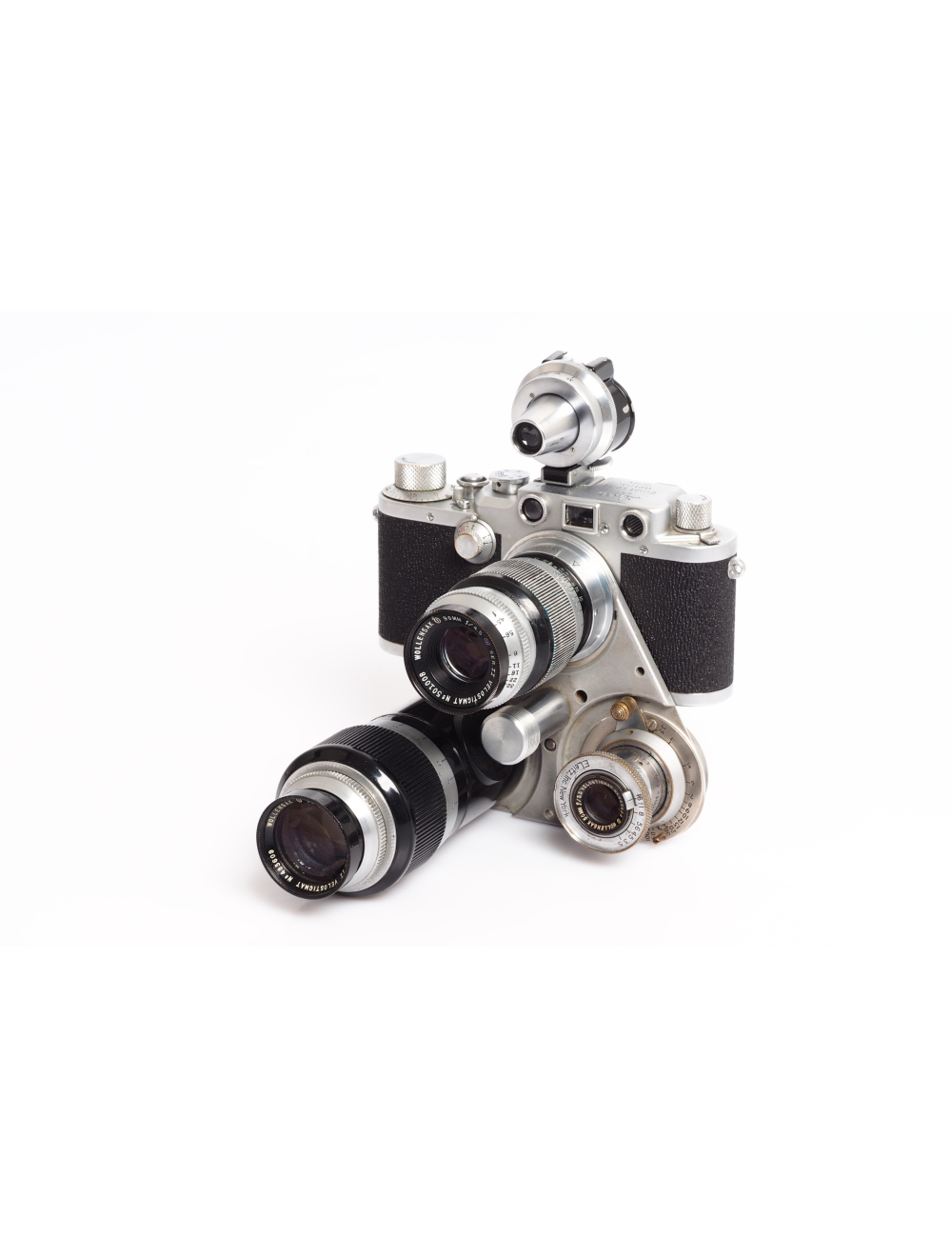 Leitz / Leica IIIc Haber & Fink Triple Lens Turret Wollensak | JO