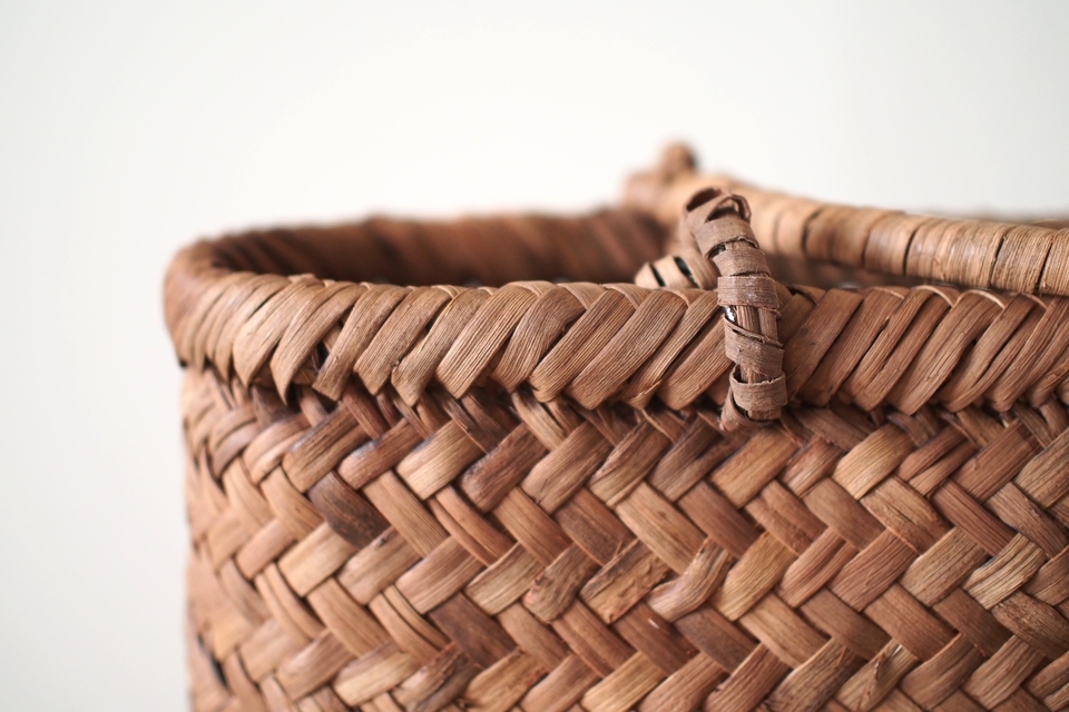 横長の山葡萄あじろ編みバッグ - ウェブショップ - jokogumo - よこぐも