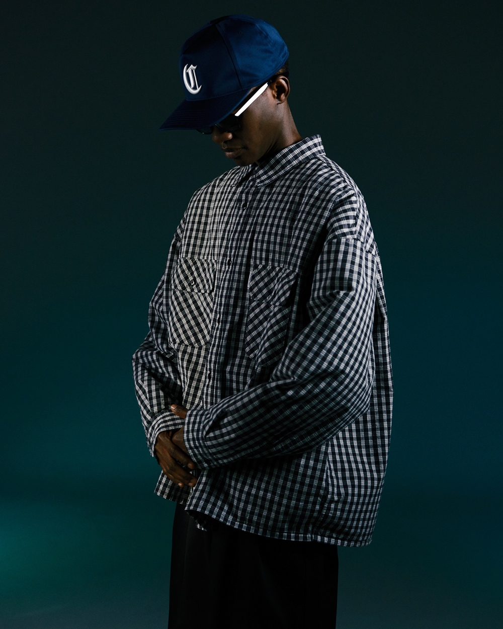 COOTIE PRODUCTIONS/T/C Twill 5 Panel Cap（Navy）［T/Cツイル5パネル