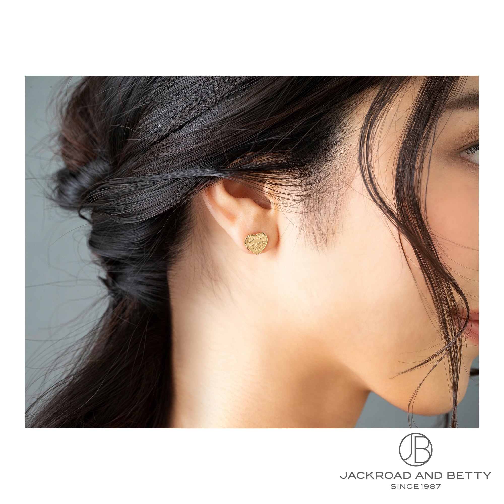 Tiffany & Co. リターントゥティファニー ハートタグ ピアス 国内直営