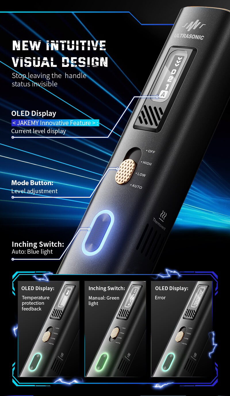 JM-Y10 Handheld Ultrasonic Cutter Knife & Polisher for DIY - Jakemy