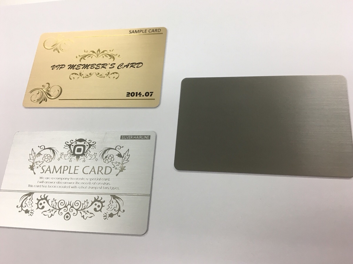 VIPカードの新ラインナップ『チタン風カード』を作成 | カード印刷の