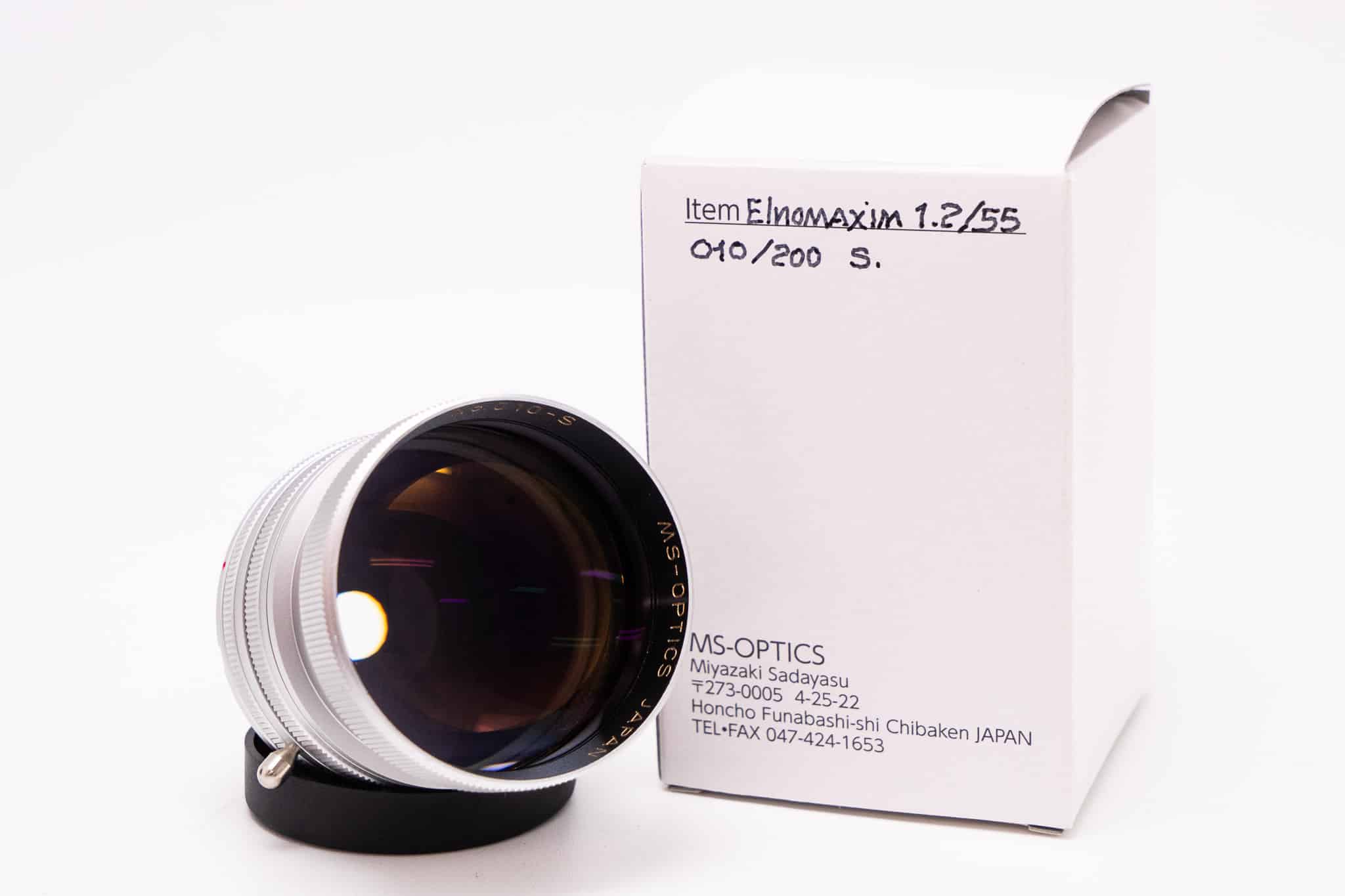 MS-OPTICS 宮崎光学 ELNOMAXIM 1.2/55 エルノマキシム黒