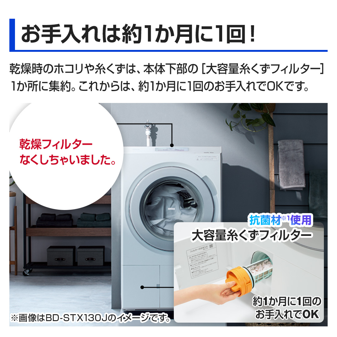 専用出品 Panasonic ドラム式洗濯乾燥機 NA-VG740L 7kg 概要 ななめ