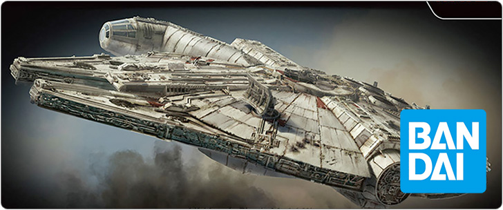 バンダイ 1/144 ミレニアムファルコン 最後のジェダイ完成品 整理番号3