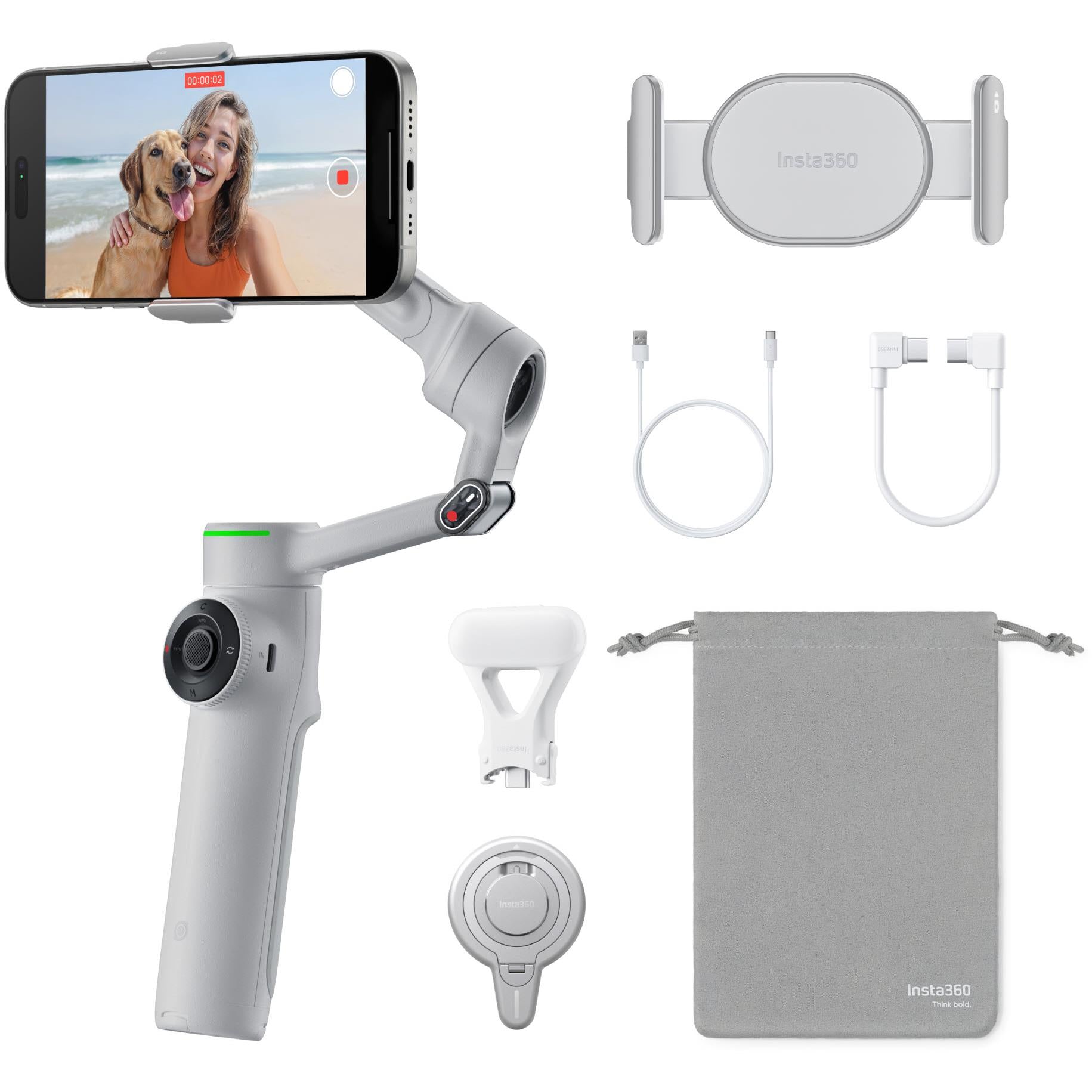 Insta360 Flow 2 Pro Creator Kit (Grey Edition) - JB Hi-Fi NZ