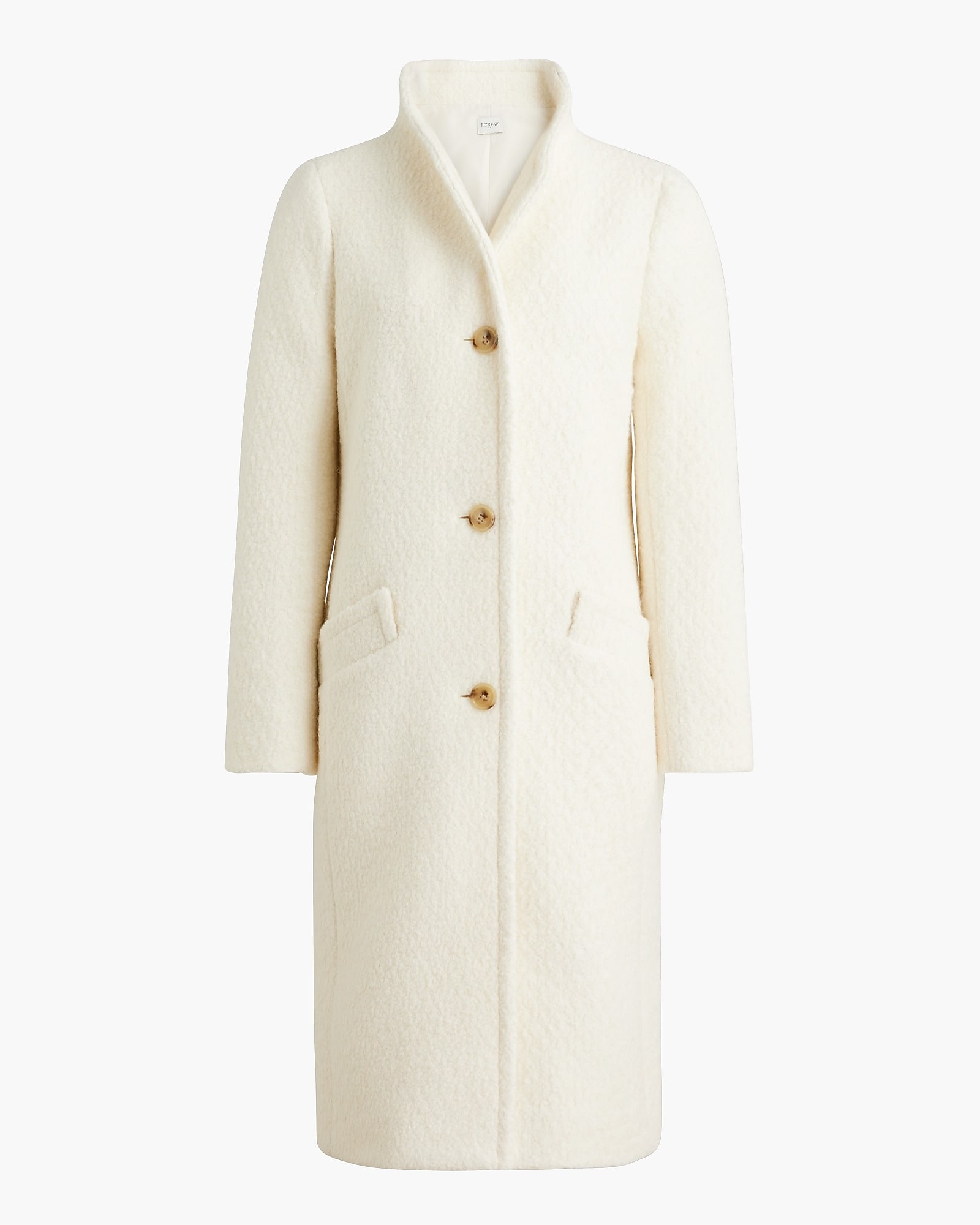 Textured Wool-blend Coat For Women | Factory