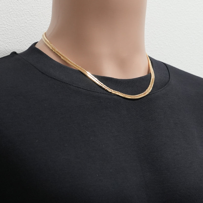 喜平 ネックレス K18 トリプル 12面 27g 45cm 造幣局検定マーク(ホール