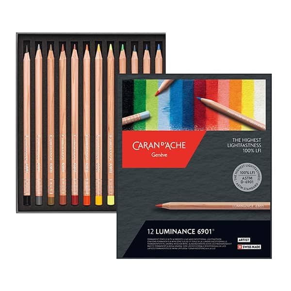 Caran d'Ache Luminance Colored Pencil Sets | Jerry's Artarama
