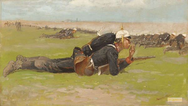 フレデリックレミントン ブロンズ騎馬像 戦士の彫刻 約20cm高