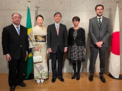 北岡理事長がブラジル政府から南十字星国家勲章を受章～60年以上