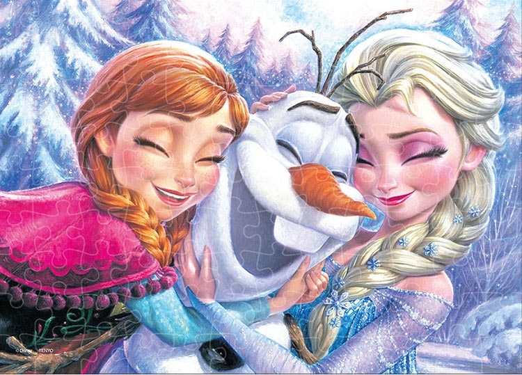 TEN-D108-030 ディズニー アナ、エルサ＆オラフ（アナと雪の女王） 108