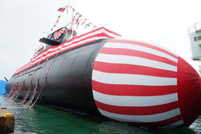 海上自衛隊 潜水艦 赤龍の支綱 海上自衛隊 潜水艦 赤龍の支綱