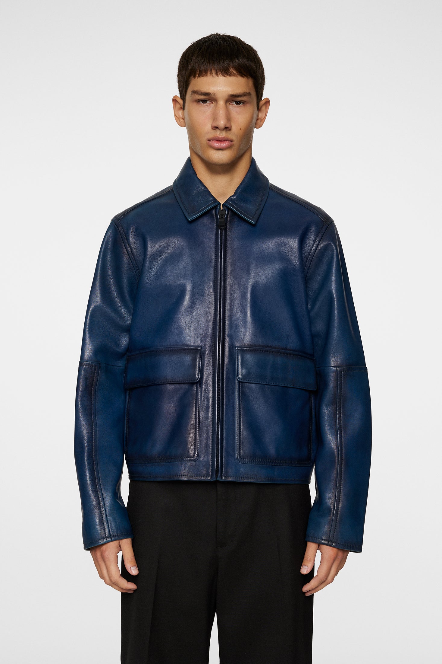 Jed Leather Party Jacket / Key Largo – J.Lindeberg