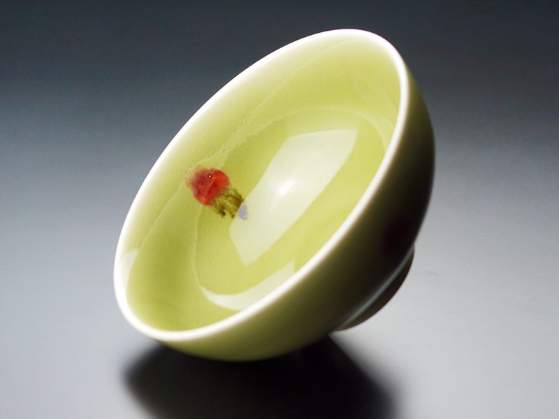 天龍寺青磁 香合(京都・清水焼) 天龍寺青磁 香合(京都・清水焼) 天龍寺