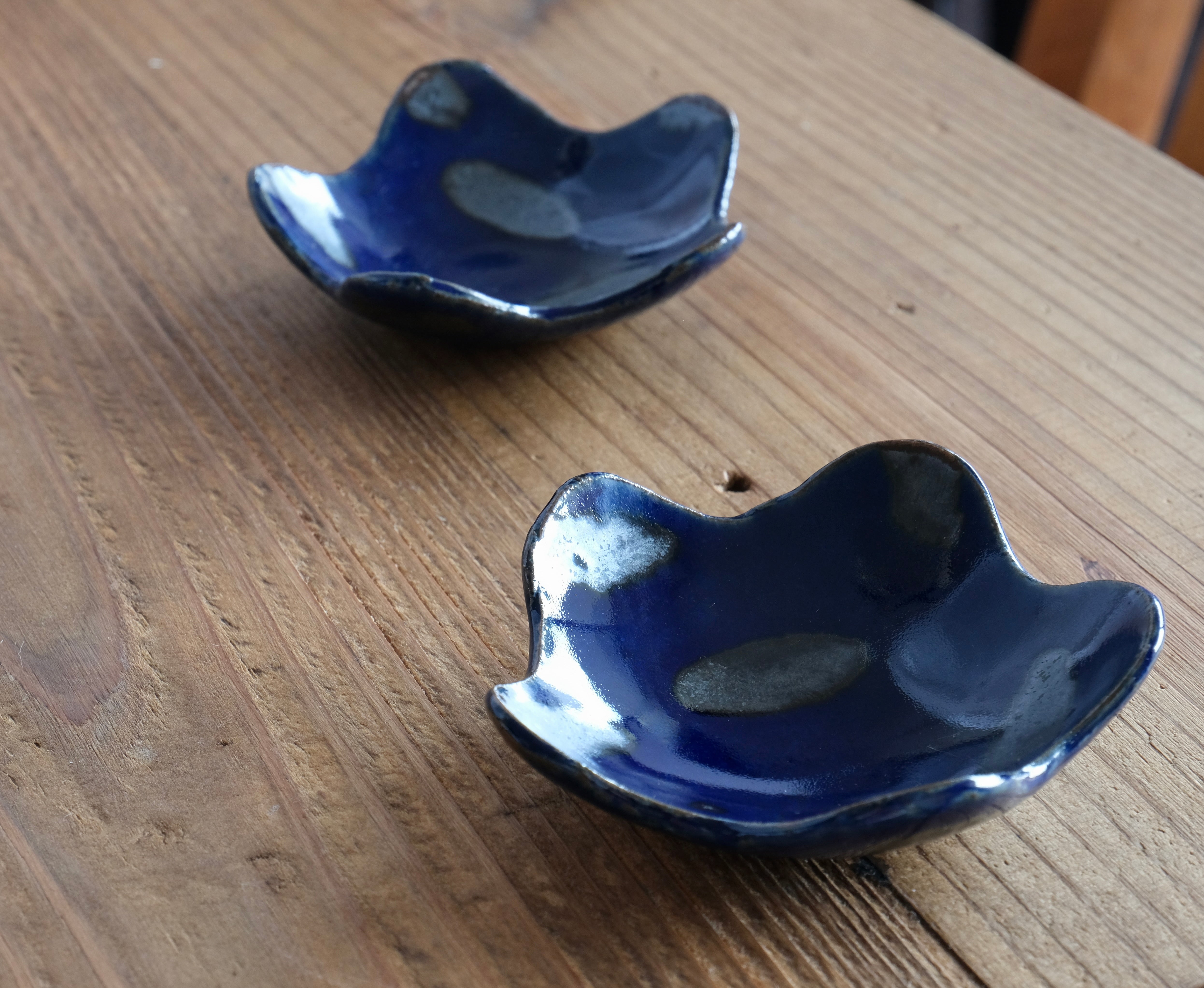 中国清時代豆青釉小皿10客 中国清時代豆青釉小皿10客