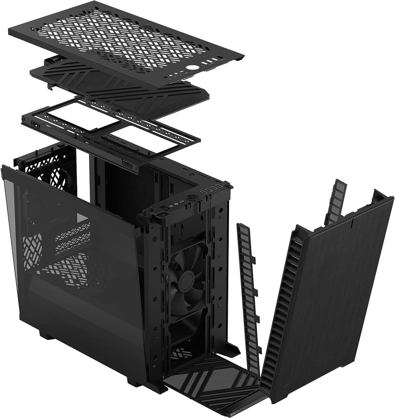 Fractal Design Define 7 Nano Black TG Light Tint Mini-ITX Case FD-C-DE