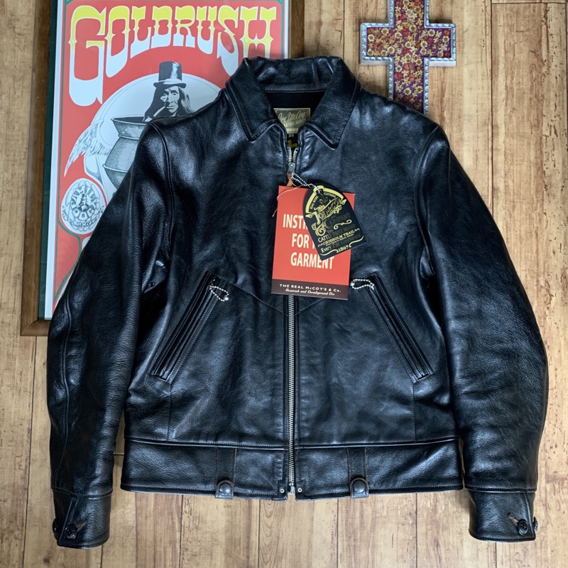 30s レザースポーツジャケットNELSON/THE REAL McCOY'S