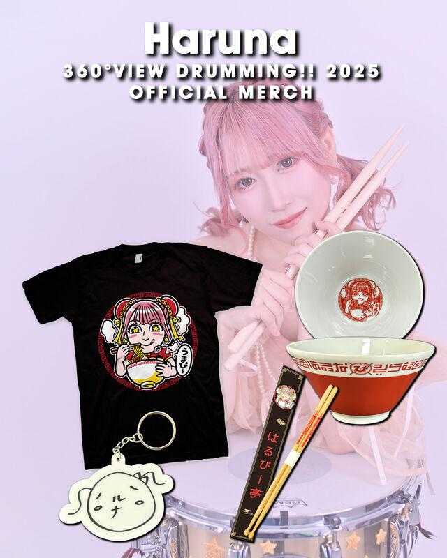 LOVEBITES | Haruna「360°VIEW DRUMMING!! 2025」グッズ通販開始